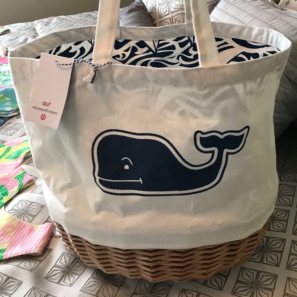 NWT-Vineyard Vines x Target Whale Basket Tote